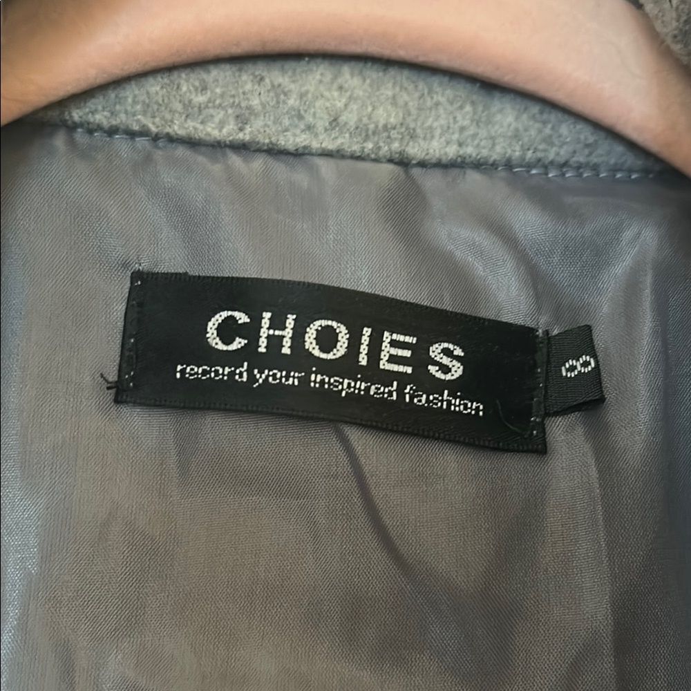 Choies Gray Cape Structured Elegance - image 2